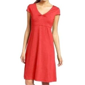 Toad & Co. Rosemarie Midi Cotton Dress (Horny Toad) - Womens Large